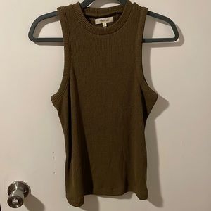 Madewell high neck tank top